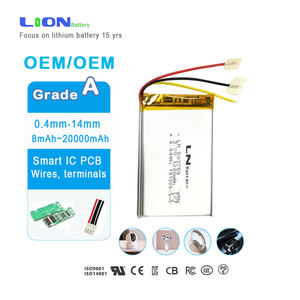 1200mah 610Mah 6000Mah 502533 523759 655565 2800Mah 753048P 3 tel pil 3.7V yumuşak paketi lityum polimer Batt - Product Image 1