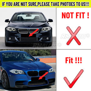 Kit de carrocería MP Style 4x para parachoques delantero, difusor, splitters, faldones, cubierta protectora para BMW Serie 5 F10 Original M5 2010-2016 - Product Image 2