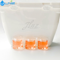 Capsules de lessive liquide écologiques OEM en gros, gel de lavage soluble dans l'eau, jetables pour vêtements, vente en gros de vêtements