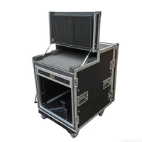 Nouvelle console de mixage audio professionnelle pour DJ, Flight Road Mixer Case pour le mixage sonore numérique en direct, Midas Allen Heath SQ6 avec roues
