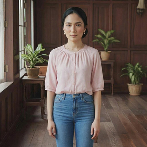 Borong Baju Kurung Moden Broderie Sans Repassage Imprimé Floral Modeste Respirant Raya 2025 En Stock Prix d'Usine Mode Malaisienne - Product Image 1