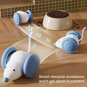 Juguetes Interactivos Inteligentes para Gatos, Juguete de Ratón para Gatos Recargable por USB con Luces LED, Ratón Eléctrico Inteligente para Mascotas, Juguetes para Gatos - Product Image 3