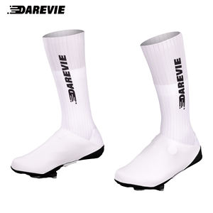 Darevie Custom <span class=keywords><strong>scarpe</strong></span> da <span class=keywords><strong>ciclismo</strong></span> bianche nere in Neoprene da strada Stretch aero <span class=keywords><strong>ciclismo</strong></span> copriscarpe Unisex - Product Image 3