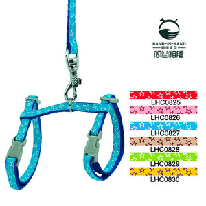 Arnés para mascotas Hand In Hand, correa de pecho ajustable de nailon con patrón de estrellas para perros pequeños LHC0825 - Product Image 2