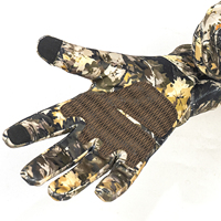 Accessoires de chasse en gros, gants de chasse imperméables en polaire unisexes, compatibles avec les écrans tactiles, pour temps froid