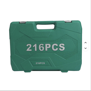 Ensemble de réparation automobile et moto en acier au chrome-vanadium de 216 pièces, clé à molette réglable, étui rigide, porte-embouts personnalisable OEM, garantie 3 ans - Product Image 6
