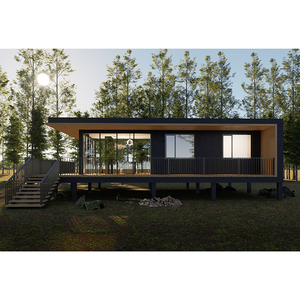 Maisons Préfabriquées à Toit Plat, <span class=keywords><strong>Chalet</strong></span> <span class=keywords><strong>de</strong></span> <span class=keywords><strong>Jardin</strong></span>, Kits <span class=keywords><strong>de</strong></span> Cabanes <span class=keywords><strong>en</strong></span> Rondins, Bungalow <span class=keywords><strong>en</strong></span> Bois - Product Image 2