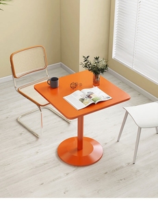 Jiuyi balcón pequeña <span class=keywords><strong>mesa</strong></span> cuadrada Simple hogar <span class=keywords><strong>mesa</strong></span> de comedor <span class=keywords><strong>mesa</strong></span> de centro comercial para la tienda de té de la leche restaurante - Product Image 6