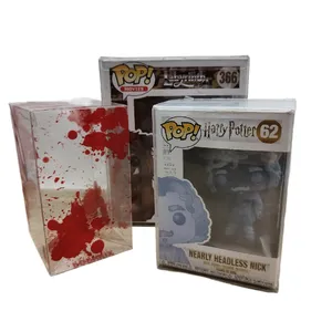 Bán Chạy Nhất Nhỏ Funko Pop Protector Mềm Nhăn Tần Số PVC Pop Box Với Khóa Tab