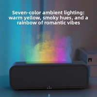 Nuevo Difusor de Aroma con Pulverización Dinámica Activada por Sonido, Alto Rendimiento de Vaporización, Funcionamiento Silencioso, Ambiente Colorido para el Hogar
