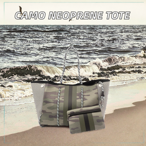 Bolsa de Playa de Neopreno Personalizable al por Mayor HonourMe, con Diseño Personalizado, a la Moda, Impermeable, con Cierre de Cremallera - Product Image 2