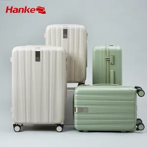 Hanke Custom Trolley Bags Travel Luggage Suitcase Wholesale Hard Shell Travelling Spinner Luggage sets