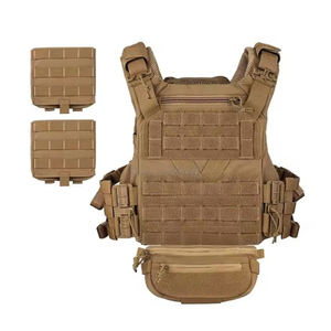 クイックリリースハンティングベストタクティカルプレートキャリア3.0フルサイズMOLLE調整可能<span class=keywords><strong>Cummerbund</strong></span>タクティカルベストドロップポーチ付き - Product Image 3