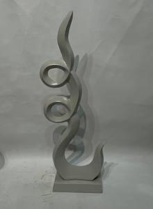 Escultura Moderna Abstracta de Aluminio, Pieza Decorativa, Escultura de Arte en Aluminio Hecha a Mano, Producto Elegante a Precio de Mayoreo - Product Image 2