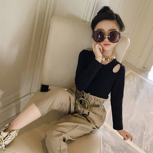 Baby 2 Piece Sets Girls Kids Clothes High Waist Baby Pants Baby Fall Set New Products on China Market - Product Image 2