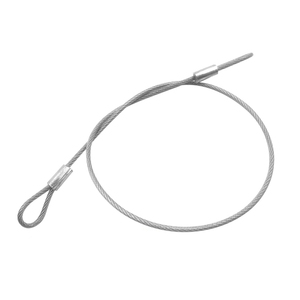 Câble en acier inoxydable <span class=keywords><strong>galvanisé</strong></span> avec boucles, câble de sécurité de 2 mm pour bagages, vélos, portails extérieurs, norme AiSi, résistant <span class=keywords><strong>à</strong></span> la flexion - Product Image 3