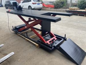 <span class=keywords><strong>Elevador</strong></span> Hidráulico de Tijera para Motocicletas JJPT JJP-MJ900 de Alta Resistencia, 800 LB, con Plataforma de 2.4x1.6M para Elevación de Automóviles - Product Image 3