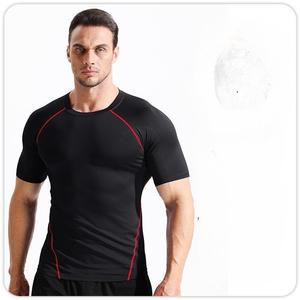Compressie Shirt Heren Elastische Sneldrogende Basketbal Korte Mouw Heren T-Shirt Sport Fitness Panty - Product Image 3