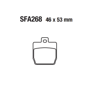 Plaquettes de frein à disque de moto, freins avant et arrière, plaquettes de frein à disque pour SFA268 YAMAHA <span class=keywords><strong>Aerox</strong></span> 4 NS50F NS50 NS50N <span class=keywords><strong>MBK</strong></span> YQ50 EW50 QUADRO QV3 - Product Image 4