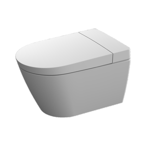 Machine de réservoir d'eau murale télécommandée intelligente Cuvette de toilette ronde avec chauffage de siège Fonction avancée Toilette suspendue au mur - Product Image 1