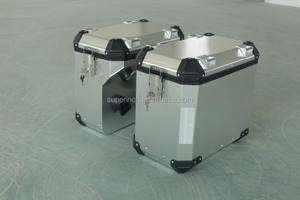 Moto Côté Boîte Sacs Sacoches Remus 43l Argent Pour Crf1000 Honda Africa Twin - Product Image 2