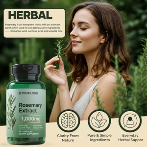 Label pribadi OEM/ODM 100% bubuk ekstrak daun suplemen alami asam Carnosic Rosmarinic 5%-95% kapsul <span class=keywords><strong>Rosemary</strong></span> untuk Kesehatan - Product Image 4