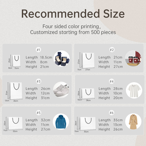 Most Competitive Price Custom <strong>Printed</strong> White Kraft <strong>Paper</strong> Card Shopping Packaging <strong>Bags</strong> Biodegradable With Logo Ribbon - Product Image 4