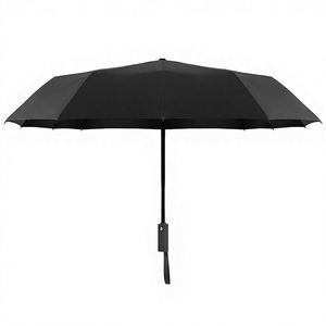 Parapluie publicitaire entièrement automatique à trois plis, anti-UV, avec logo personnalisé, en tissu anti-choc, design moderne, pour le soleil - Product Image 1