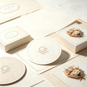 Posavasos de Papel con Diseño de Café Personalizado, Absorbentes, Impresos, para Cafetería, Bar - Product Image 2