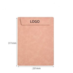 Wholesale Custom Logo <b>A4</b> Size Pu Leather Menu Clip Board Hotel Conference Writing Pad School Office Supplies File <b>Folder</b> - Product Image 1
