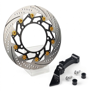 Pour Yamaha Xmax 300 <span class=keywords><strong>Brembo</strong></span> étrier Code de transfert jeu de freins à disque avant 300Mm disques de frein flottants moto Xmax300 accessoires - Product Image 1