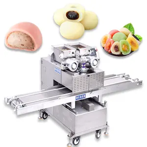 Automatic Industrial Filled Cup Cake Making Machine Small MoChi Encrusting Machine