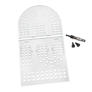 Mẫu Bảng Cribbage Trong Suốt Công Cụ Mẫu Hướng Dẫn Acrylic Trong Suốt Theo Dõi Cong 3 Người Chơi