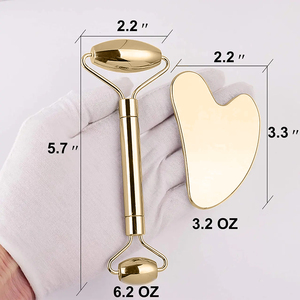 2025 bán buôn tùy chỉnh rouleau de <span class=keywords><strong>Jade</strong></span> công cụ trên khuôn mặt massager Con lăn ngọc bích và gua SHA Bộ guasha mặt con lăn thiết lập cho chăm sóc da - Product Image 4