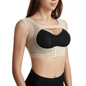 Body Shaping Clothes Double breasted Gather Bra Sitting Correction Belt Side Breast Vest Underwear