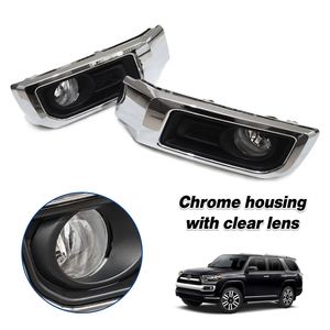 Juego de 2 Uds de luz antiniebla, par con lámpara antiniebla DE COCHE embellecedora cromada para <span class=keywords><strong>Toyota</strong></span> <span class=keywords><strong>4Runner</strong></span> <span class=keywords><strong>4runner</strong></span> <span class=keywords><strong>Limited</strong></span> 2014 - <span class=keywords><strong>2020</strong></span> - Product Image 5
