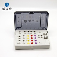 Boîte à outils de coupe de gingive, kit d'instruments chirurgicaux pour implants dentaires, équipement de plantation immédiate, boîte de désinfection en promotion