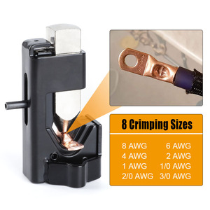 Ando Racing <b>Wire</b> Crimper 10 Awg Manual <b>Crimping</b> <b>Tool</b> For Electrical Connections - Product Image 2