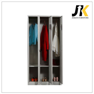 <span class=keywords><strong>Armario</strong></span> Metálico de Almacenamiento de 3 Puertas, Personalizable, Moderno y Versátil, para Gimnasio o Escuela, Venta al Por Mayor - Product Image 3