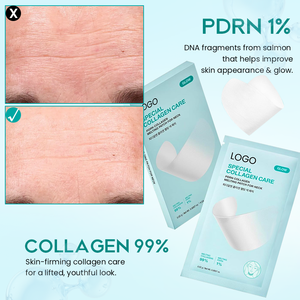 Parche Facial Coreano RONGZE Calmante y Antienvejecimiento, Reduce las Arrugas Profundas, Mejora la Línea del Cuello, Reafirma la Piel, PDRN, Colágeno, Parche para el Cuello - Product Image 3