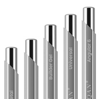 Pinceau à ongles magnétique BQAN avec base métallique, stylo liner, manche en alliage d'aluminium, pinceau de précision pour le dessin, outil de manucure pour gel UV