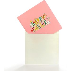 Tarjeta de Felicitación 3D Pop Up de Pascua, Papel con Barnizado Mate, Forma Irregular, Impresión Digital - Product Image 4