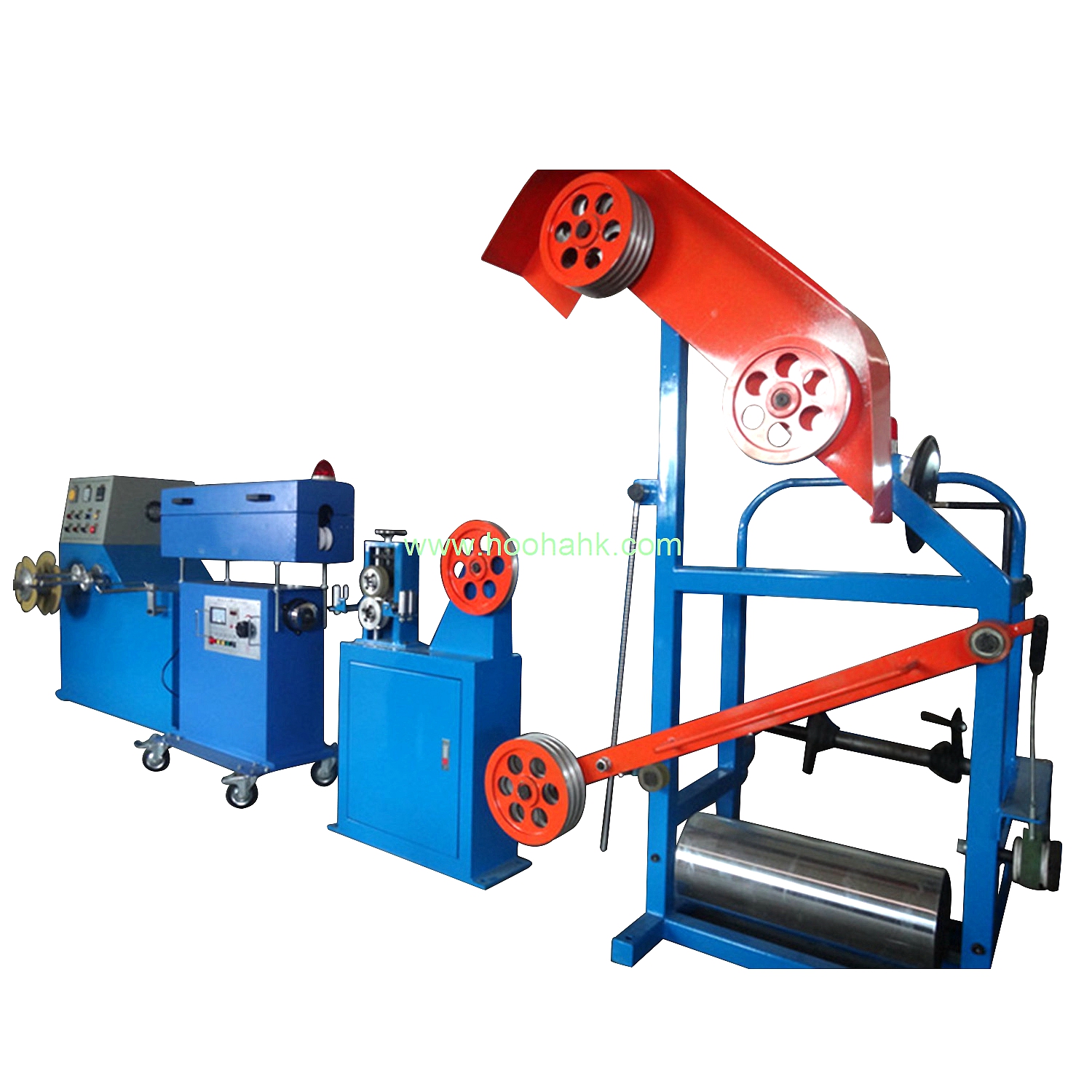 High Speed Automatic Cable Coiling and wrapping machine Cross section Wire Fall line Equipment