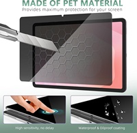 Protection d'écran en verre trempé anti-espion 2.5D pour Samsung Galaxy Tab S11 S10 Lite FE S9 Plus S8 11 pouces A11 A8