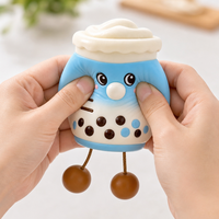 Jouets Squishy en PU à Remontée Lente en Forme de Gobelet de Boisson Boba Bubble Tea, Miniatures Kawaii, Fidgets