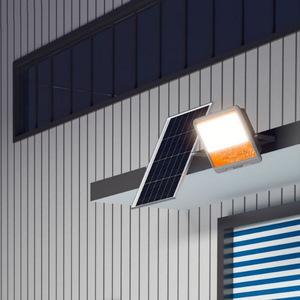 Solar Flood <b>Light</b> 120lm/W LED Aluminum Body Surface Mounted Outdoor Waterproof With Solar Panel - Product Image 4