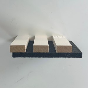 Panneau mural acoustique moderne en MDF auto-adhésif avec placage en bois <span class=keywords><strong>de</strong></span> chêne 3D, NRC 1.0, pour l'absorption acoustique des intérieurs d'écoles, d'hôpitaux et d'hôtels - Product Image 4