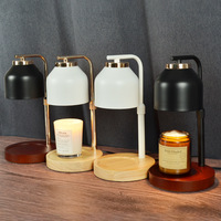 Lampe chauffe-bougie électrique en métal en gros, brûleur d'aromathérapie, diffuseur de parfum en verre, chauffe-lampe avec prise US pour chambre à coucher et décoration intérieure