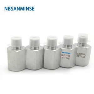 Conector Recto de Acero Inoxidable NBSANMINSE NPT 1/8-1, Adaptador Macho-Hembra para Conexiones de Cables - Product Image 5