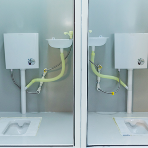 Tùy chỉnh container nhà vệ sinh nhanh chóng tuôn ra bồn rửa thuận tiện ngoài trời sử dụng hiện đại thiết yếu di động nhà vệ sinh Tùy chỉnh màu bánh sandwich Bảng điều chỉnh - Product Image 5